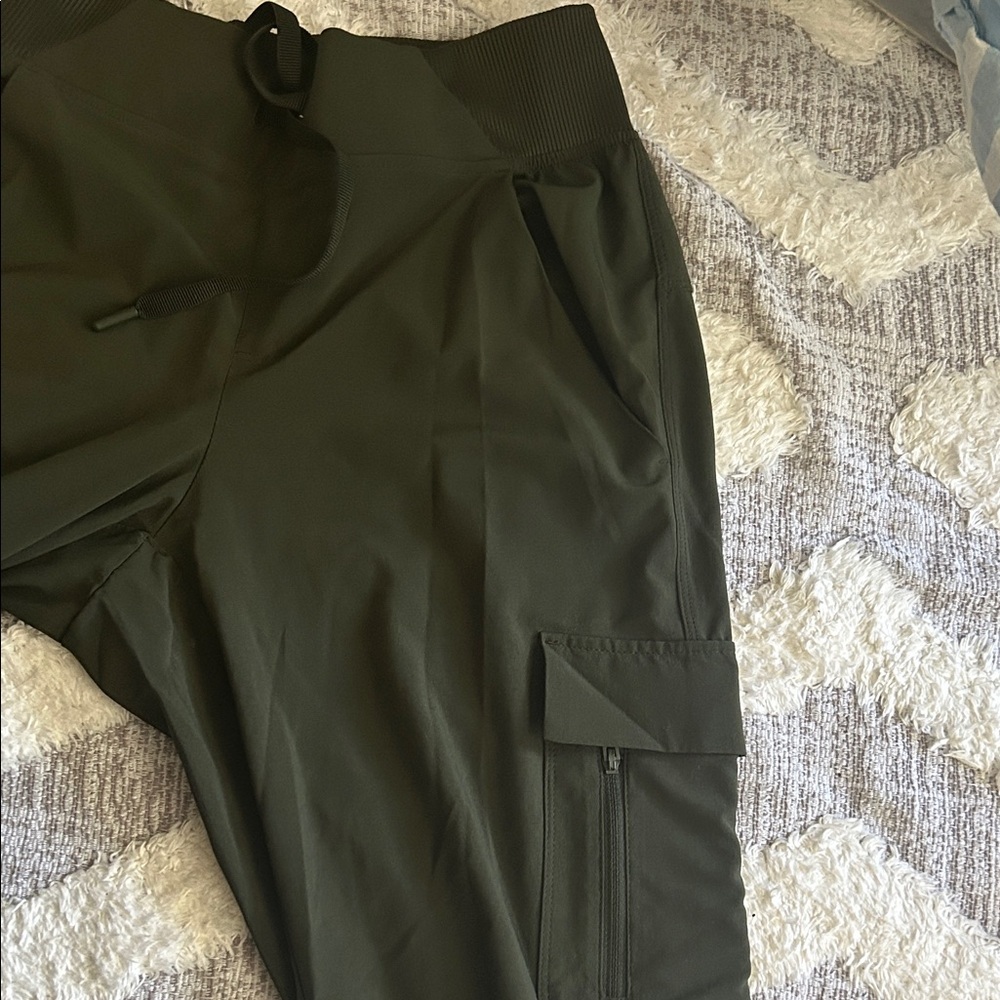 BOGO Item ••• All in Motion Olive Green Track Pants - Picture 3 of 4